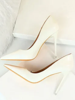 Talon haut escarpins femme bout pointu