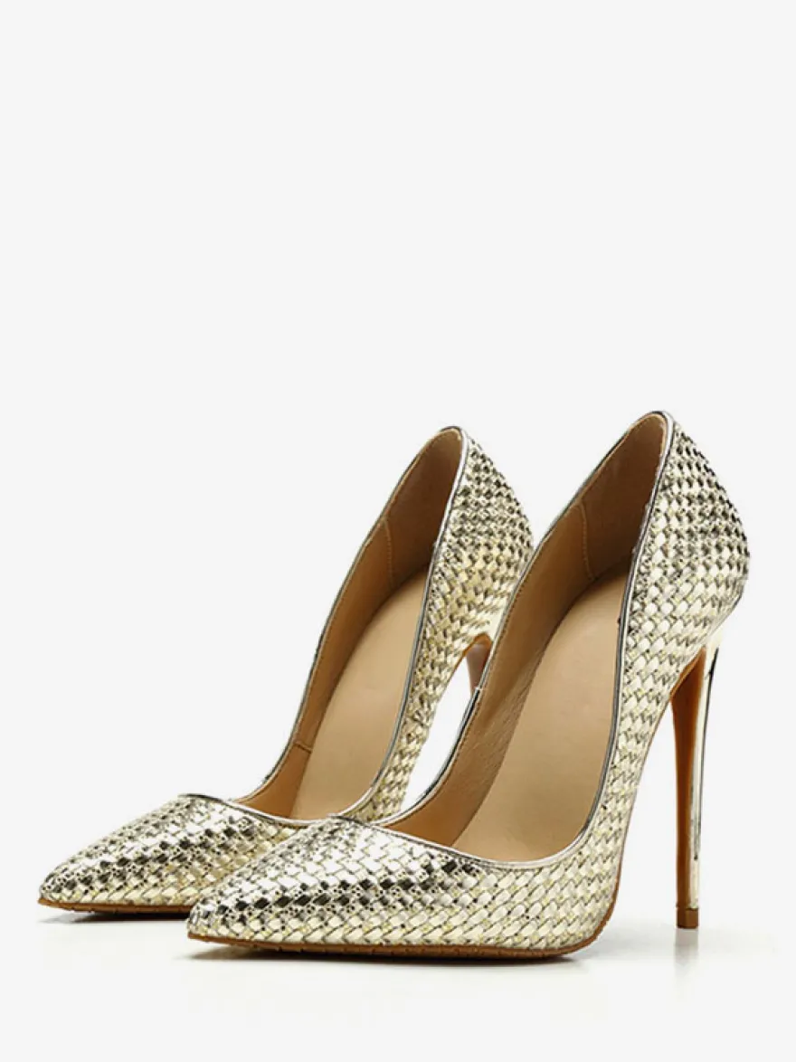 Talon haut escarpins femme bout pointu