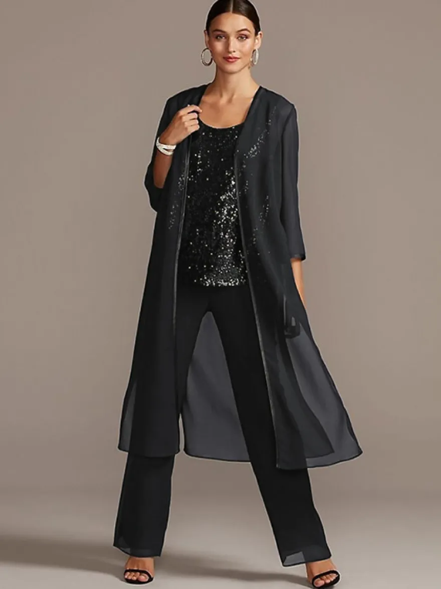 Tenue de mère de mariée 3 pièces noir