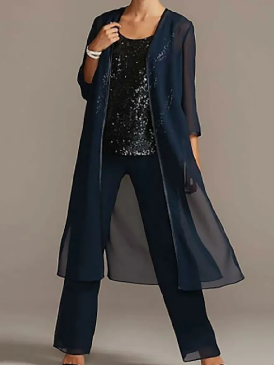 Tenue de mère de mariée 3 pièces noir
