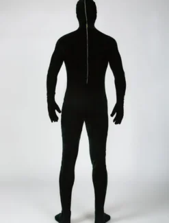 Toussaint Cosplay Costume de zentai vert foncé en velours unicolore Déguisements Halloween