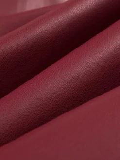 Trench-coat en similicuir pour femme - Veste maxi ceinturée à simple boutonnage - Vêtements d'extérieur chics pour le printemps 2026