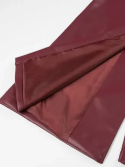 Trench-coat en similicuir pour femme - Veste maxi ceinturée à simple boutonnage - Vêtements d'extérieur chics pour le printemps 2026