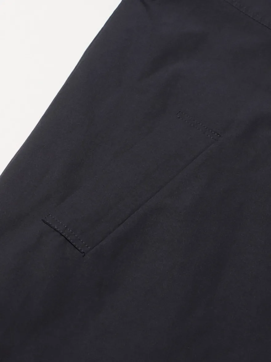 Trench-coat mi-long ample à col montant pour femme manches longues et bouton unique style décontracté