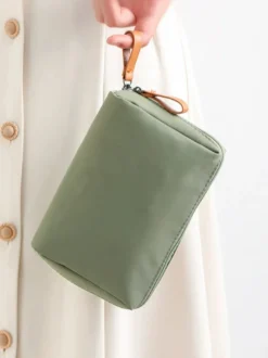 Trousse à rouge à lèvres verte imperméable pour femmes 2026