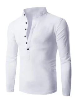 T-shirts Chic Col Bijou Manches Longues