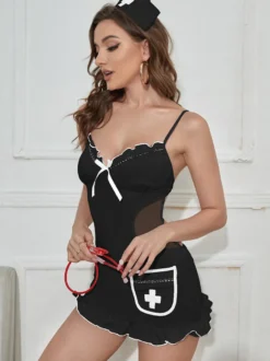 Uniformes de jeu sexy Vêtements d'infirmière de jeu de rôle