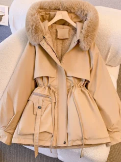 Veste Femme Fausse Fourrure Polyester