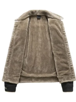 Veste Homme Boutons Denim Élégant