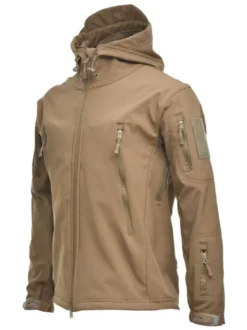 Veste Homme Zipper Polyester Élégant