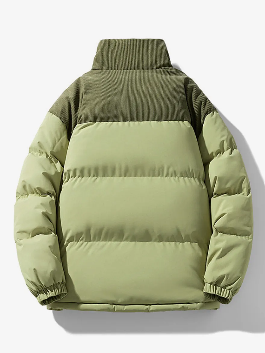 Veste Matelassée Pour Hommes Manteaux Chic Noir Vert Cool Chaud Hiver