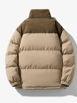 Veste Matelassée Pour Hommes Manteaux Chic Noir Vert Cool Chaud Hiver