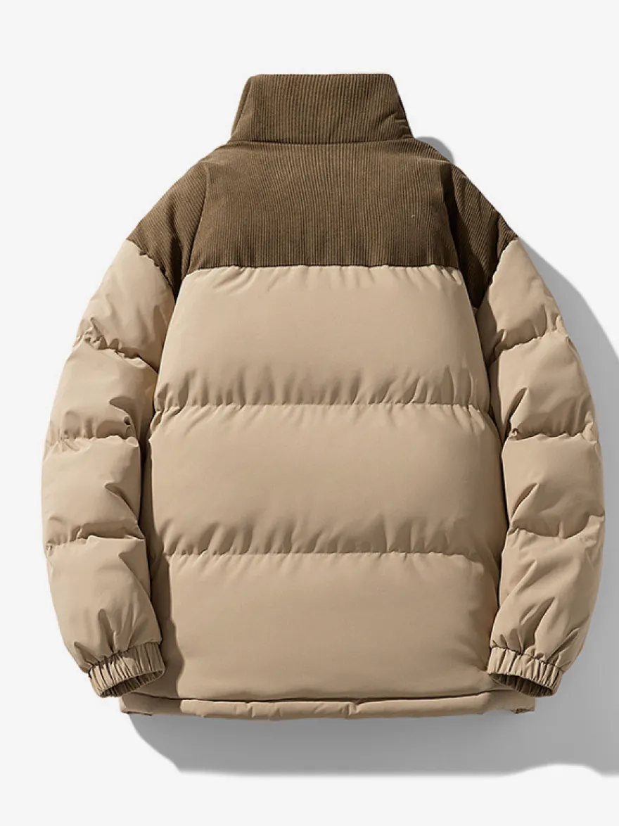 Veste Matelassée Pour Hommes Manteaux Chic Noir Vert Cool Chaud Hiver