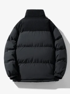 Veste Matelassée Pour Hommes Manteaux Chic Noir Vert Cool Chaud Hiver