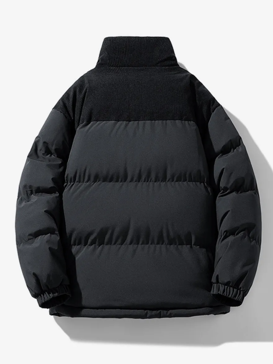 Veste Matelassée Pour Hommes Manteaux Chic Noir Vert Cool Chaud Hiver