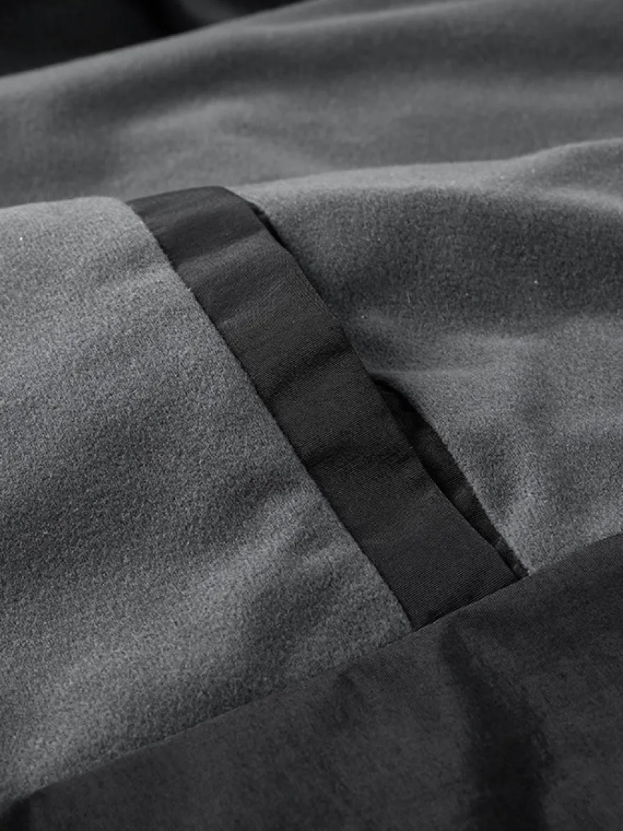 Veste Pour Homme À Capuche Fermeture Éclair En Polyester Décontracté Imperméable