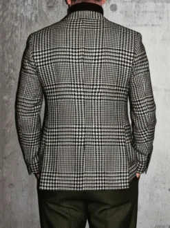 Vestes Et Manteaux Hommes Casuel Plaid Noir Chic Simple Costume Blazer