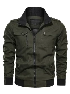 Vestes et manteaux Hommes Jacket Hommes Vestes Hommes Chic Bourgogne Green Modern