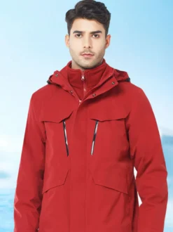 Vestes Homme Manteaux Veste Homme Vestes Homme Chic Color Block Noir Marine Foncé Cool