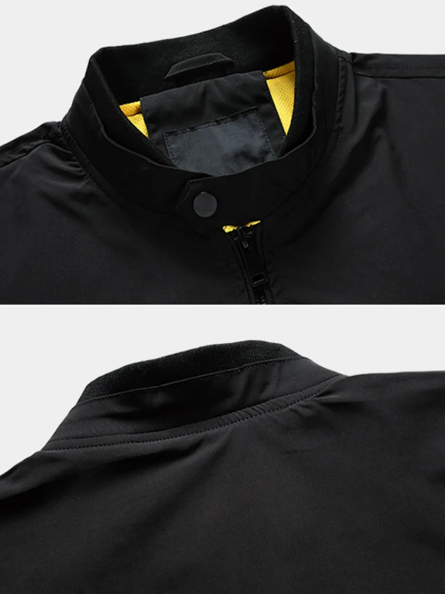 Vestes pour hommes avec poches zippées et manches longues