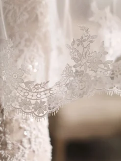 Voile de mariée ivoire