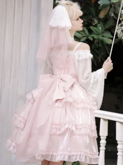 Voile Mignonne Lolita Accessoires Blanc Dentelle Coiffure