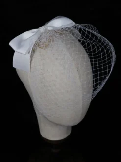 Voiles de mariage Nœuds Voile de mariée en filet à un niveau