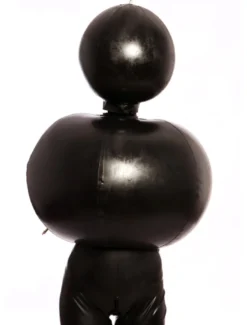 Vêtement latex gonflable noir tendance Déguisements Halloween