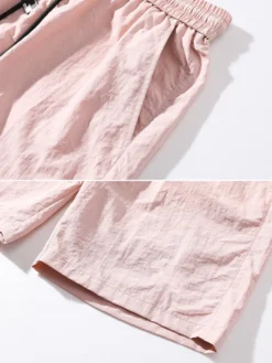 Vêtements Ensemble De Sport Hommes Gris Clair Veste Décontracté Short