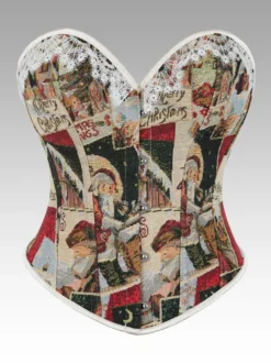 Vêtements vintage Corset vintage Vêtements vintage pour femmes Corset abricot clair Imprimé pour adultes Chic pour femmes