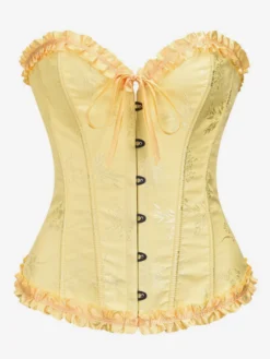 Vêtements vintage Corset vintage Vêtements vintage pour femmes Corset noir à lacets Chic pour femmes adultes