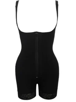 Women's Waip Shaper Underbust sans manches Ruffled Shaping Bodysuit