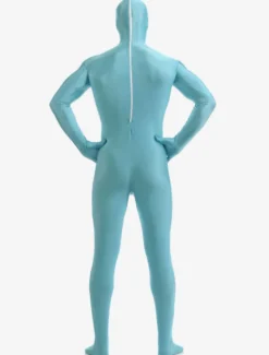 Zentaï en lycra spandex bleu ciel clair Déguisements Halloween