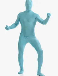 Zentaï en lycra spandex bleu ciel clair Déguisements Halloween