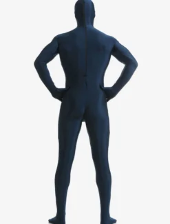 Zentaï en lycra spandex bleu marine foncé Déguisements Halloween