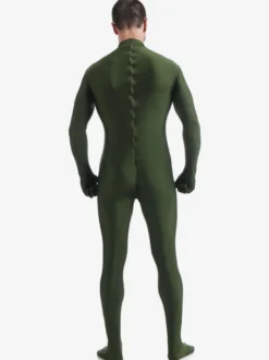 Zentaï en lycra spandex vert foncé Déguisements Halloween