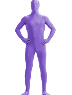 Zentaï en lycra spandex violet Déguisements Halloween